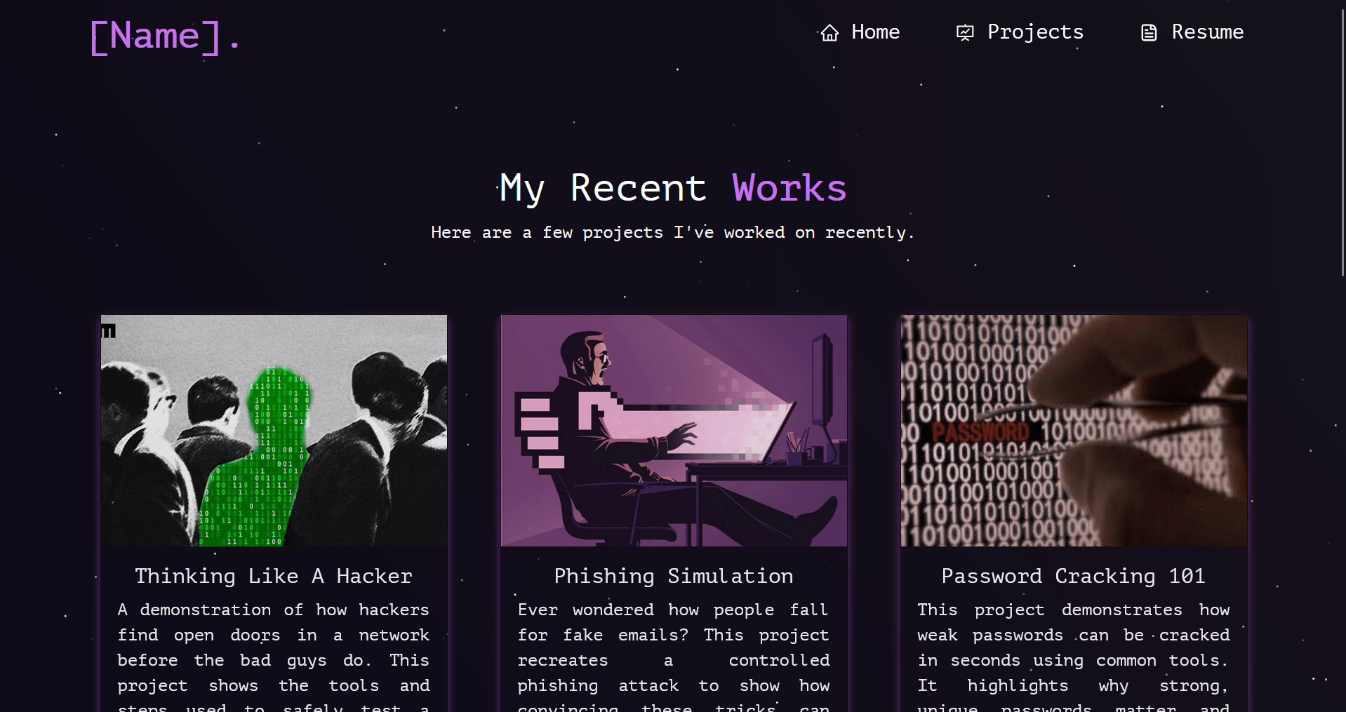 Cosmic Void Portfolio